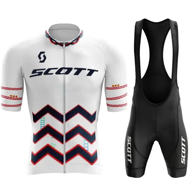 SCOTT Cycling Jersey Set Summer Cycling Clothing