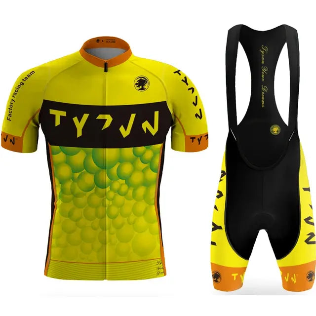 Tyzvn cycling jersey team men’s summer road set