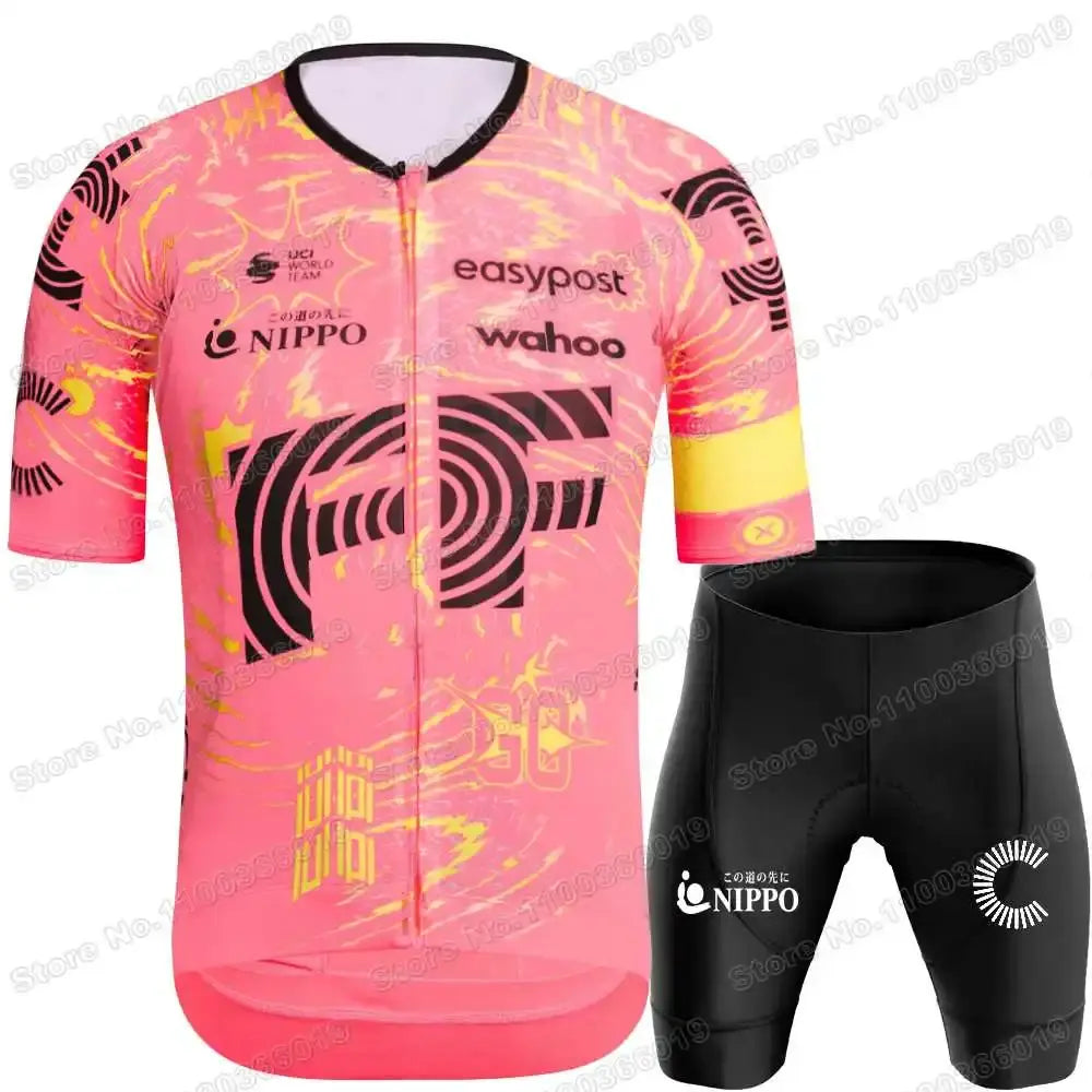 2024 Pink NIPPO Cycling Jersey
